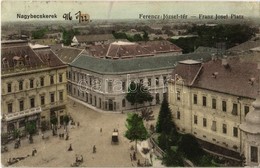 T2/T3 1916 Nagybecskerek, Zrenjanin, Veliki Beckerek; Ferenc József Tér, Mesznik Imre, Kertész A., Rósa Ignác üzlete, Sc - Zonder Classificatie