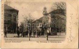 T2/T3 1899 Szabadka, Subotica; Szentháromság Szobor, Batthyány Utca, Grünbaum Mór üzlete. Kiadja Vig Zsigm. Sándor 168.  - Non Classés