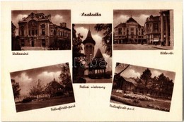 ** T1 Szabadka, Subotica; Úrikaszinó, Hitler Tér, Palicsi Víztorony, Palicsfürdő Park / Casino, Square, Water Tower, Par - Non Classificati