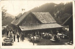 T2/T3 1928 Mariazell, In Der Walster / Hiking Spot, Restaurant. Foto-Anstalt J. Kuss (crease) - Ohne Zuordnung
