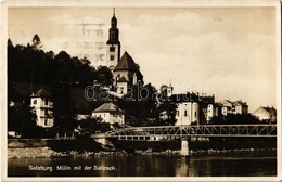 T2/T3 1937 Salzburg, Mülln Mit Der Salzach / River, Bridge (EK) - Ohne Zuordnung