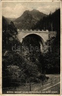 T2/T3 1931 Schottwien, Myrten-Brücke An Der Reichsstrasse Von Maria Schutz / Bridge (worn Corners) - Ohne Zuordnung