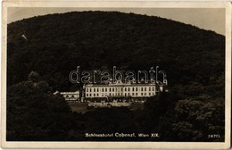 * T2 1930 Vienna, Wien, Bécs XIX. Schlosshotel Cobenzl / Castle Hotel - Ohne Zuordnung