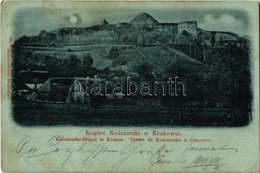 T2/T3 1899 Kraków, Krakau, Krakkó; Kopiec Kosciuszki / Kosciuszko-Hügel / Kosciuszko Mound, Monument (fl) - Unclassified