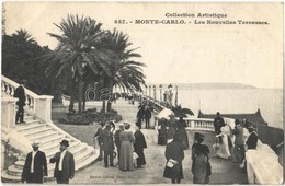 T2/T3 1907 Monte Carlo, Les Nouvelles Terrasses / The New Terrace (EK) - Non Classés