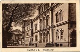 T2 1928 Frankfurt (Oder), Stadttheater / Theatre - Sin Clasificación