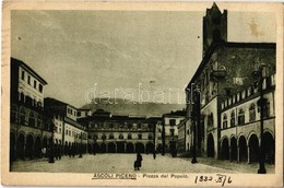 T2/T3 1932 Ascoli Piceno, Piazza Del Popolo / Square (fl) - Zonder Classificatie