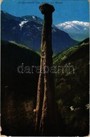 T2/T3 Bolzano, Bozen (Südtirol); Erdpyramide Am Ritten Bei Bozen / Earth Pyramid (worn Corners) - Non Classificati