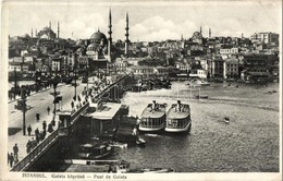 * T2/T3 Constantinople, Istanbul; Galata Köprüsü / Pont / Bridge, Ships - Non Classificati
