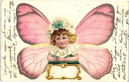 T2 Butterfly Girl, Litho - Zonder Classificatie