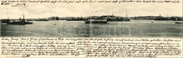 T2/T3 1905 Panorama Des Kriegshafens / Panorama Del Porto Da Guerra / Osztrák-Magyar Haditengerészet Kikötője Polában A  - Non Classés