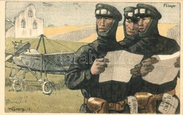 ** T2 Flieger. Leibnitz Keks / H. Bahlsens Keks-Fabrik Advertisement Card With Military Pilots From Hannover S: Walter G - Unclassified