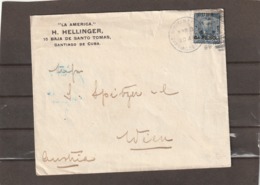 Cuba MILITARY MAIL COVER TO Austria 1899 - Briefe U. Dokumente