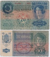 1913. 20K II. Kiadás, Fekete 'Romania Timbru Special' Felülbélyegzéssel + 1915. 10K Fekete 'Romania Timbru Special' Felü - Ohne Zuordnung