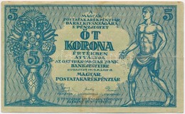 1919. 5K 'OSZTRÁK-MAGYAR BANK BANKJEGYEIRE' T:III Foltos
Adamo K8.1 - Ohne Zuordnung