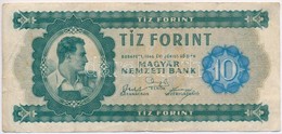 1946. 10Ft 'A298005115' T:III- / Hungary 1946. 10 Forint 'A298005115' C:VG 
Adamo F1 - Ohne Zuordnung