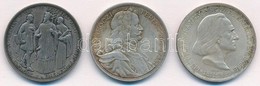 1935. 2P Ag 'Pázmány' + 1935 2P Ag 'Rákóczi' + 1936. 2P Ag 'Liszt Ferenc' T:1- Patina
Adamo P7, P7.2, P7.3 - Ohne Zuordnung