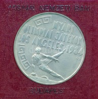 1984. 500Ft Ag 'Nyári Olimpiai Játékok - Los Angeles' Eredeti Tokban, Tanúsítvánnyal T:BU Patina Adamo EM79 - Unclassified