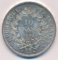 Franciaország 1965. 10Fr Ag T:1- Patina 
France 1965. 10 Francs Ag C:AU Patina
Krause KM#932 - Ohne Zuordnung