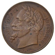 Franciaország ~1870. 5Fr 'III. Napóleon Császár' Br Szatirikus Fantáziaveret A Porosz-francia Háború Után (37mm) T:2
Fra - Unclassified