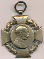 1908. 'Katonai Jubileumi Kereszt' Aranyozott Br Kitüntetés Mellszalag Nélkül T:2- 
Hungary 1908. 'Diamond Jubilee Cross  - Sin Clasificación