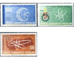 Ref. 172266 * MNH * - TURKEY. 1963. ANIVERSARIO DEL CENTRO DE INVESTIGACIÓN NUCLEAR - Used Stamps