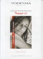 Fashion Mode - Yodeyma Paris Cosmetics - Parfums - Program, Magazine - 2 Pages, Unused, Perfect Shape - Revistas & Periódicos