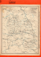 2 Cartes Télégraphique Téléphonique & Des Chemins De Fer Dépt LOZERE48 LOT Et GARONNE 47 Année 1936 Collée Recto Verso - Europe