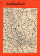 2 Cartes Télégraphique Téléphonique & Des Chemins De Fer Dépt MEURTHE-et-MOSELLE54. MAYENNE53 Année 1936  Recto Verso - Europe
