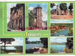 22 - JUGON - VIEUX CHATEAU- EGLISE- ETANG ET DIGUE - Jugon-les-Lacs