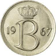 Monnaie, Belgique, 25 Centimes, 1967, Bruxelles, TTB, Copper-nickel, KM:153.1 - 25 Cents