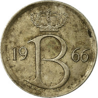Monnaie, Belgique, 25 Centimes, 1966, Bruxelles, TB, Copper-nickel, KM:154.1 - 25 Cents