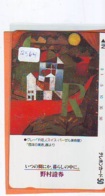 Télécarte Japon * 110-24716 * PEINTURE SUISSE * PAUL KLEE *  ART (2564)  Japan * Phonecard * KUNST TELEFONKARTE - Peinture