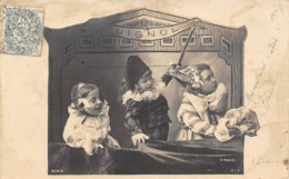 Thème   Guignol Ou Marionnettes :    Le Guignol    Carte Photo   (voir Scan) - Otros & Sin Clasificación