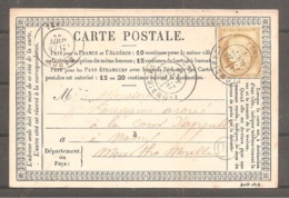 Sur Carte Postale   15c Ceres  PLOMBIERES  VOSGES  Pour Nancy - Andere & Zonder Classificatie