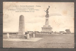 Sur Carte Postale  VALMY    5 C Semeuse   Oblit  Ferroviaire  VERDUN A PARIS   C    1908 - Briefe U. Dokumente