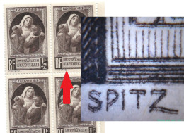 Variété France 465a.(Double Signature) Dans Un Bloc De 4 Coin Daté. Cote +60€ - Unused Stamps