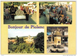 Carte Postale 84. Piolenc  La Brocante Et Le Festival De L'Ail Très Beau Plan - Piolenc