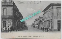 Portugal- Espinho - Rua De Bandeira Coelho + Hotel "Animação" Escrito Em 8-2-1907. - Aveiro