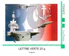 PORTE AVIONS CHARLES DE GAULLE Timbre Personnalisé - Naval Post