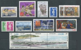 SAINT PIERRE & MIQUELON - Année Complète 1996 ** - PA & BF Inclus - Full Years