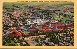 New York Rochester Aerial View Of Kodak Park Works Eastman Kodak Company Curteich - Rochester