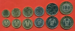 Kazakhstan 2019.Set Of Coin Kazakhstan - 1, 5,10 And 20 Tenge Magnetic And 50 Tenge Non-magnetic And 100bimetallic. New. - Kazajstán