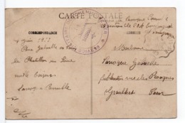 CPA - TAMPON : SERVICE MILITAIRE DES CHEMINS DE FER / CPA CHATILLON-SUR-SEINE - Guerre (timbres De)