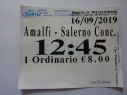 Biglietto "TRAVELMAR AMALFI - SALERNO" - Europe
