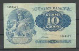 Estland Estonia 1928 Bank Note Banknote 10 Krooni 1928 - Estland