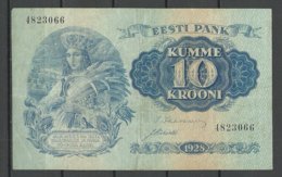 Estland Estonia 1928 Bank Note Banknote 10 Krooni 1928 - Estland