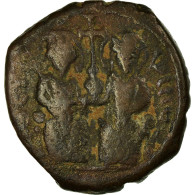 Monnaie, Justin II, Follis, 574-575, Antioche, TB+, Cuivre, Sear:379 - Byzantinische Münzen