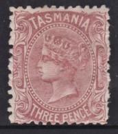Tasmania 1891 3d Red-brown P12 Wmk TAS MH  SG 165 - Mint Stamps