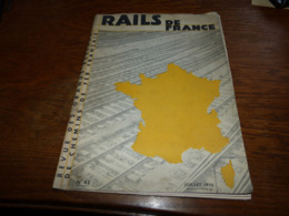 Revue Rails De France N°43 1936 Port De Dunkerque (souillé Par Les Années De Grenier ) - Sin Clasificación